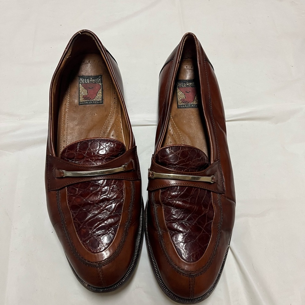 De La Rentis Slip On Shoes Size 9 1/2